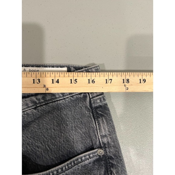 Rag & Bone Jeans Womens 32 Slim Tapered Leg‎ High Rise Dark Wash Denim Size - Picture 14 of 15